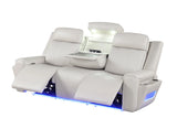 Rolls Royce Sand Power Reclining Set | Olivia Furniture