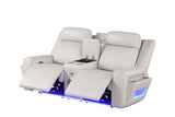 Rolls Royce Sand Power Reclining Set | Olivia Furniture