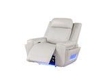 Rolls Royce Sand Power Reclining Set | Olivia Furniture