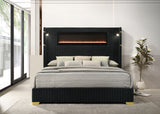 Romance Black Queen Platform Bed | Olivia Furniture
