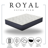 Royal Comfort Firm 12" Hybrid Full Mattress | Olivia Furniture