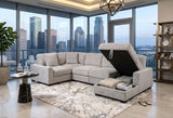 Serena Gray Modular Sectional | Olivia Furniture