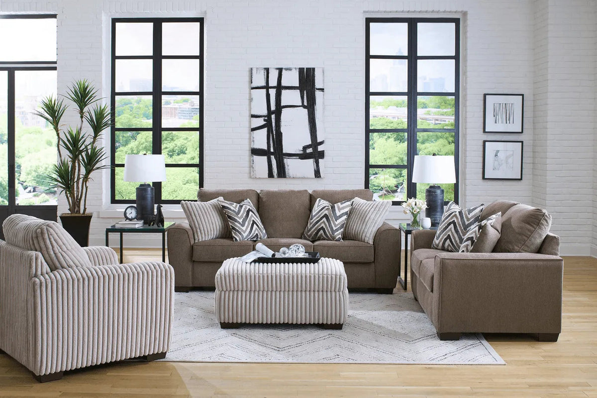Sofia Java sofa and loveseat set | Olivia Furniture 3