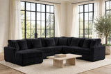 Solana Black Sectional | Olivia Furniture