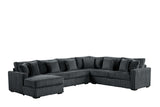 Solana Charcoal Sectional | Olivia Furniture