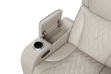 Spain Sand Power Reclining Sectional with Power Headrests | Olivia Furniture