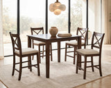 Tahoe Beige 5-Piece Counter Height Dining Set | Olivia Furniture