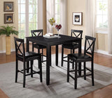 Tahoe Cappuccino 5-Piece Counter Height Set | Olivia Furniture