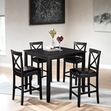 Tahoe Cappuccino 5-Piece Counter Height Set | Olivia Furniture