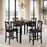 Tahoe Cappuccino 5-Piece Counter Height Set | Olivia Furniture