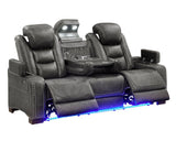 Tesla Gray 3-Piece Power Reclining Set | Olivia Furniture
