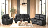 Tiffany Black 3-Piece Living Room Set | Olivia Furniture