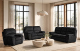 Tiffany Black 3-Piece Living Room Set | Olivia Furniture