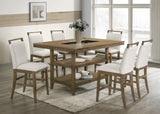Tommy Vintage Walnut Counter Height Set | Olivia Furniture