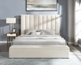 Valencia Beige King Platform Bed | Olivia Furniture