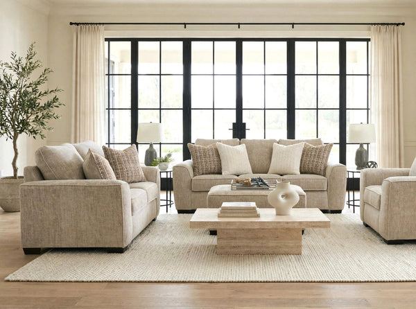 Velo Taupe Sofa & Loveseat – image 1 | Olivia Furniture