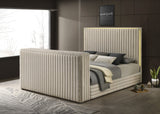 Villa White Queen Platform Bed | Olivia Furniture