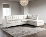 Vintage White Sectional | Olivia Furniture