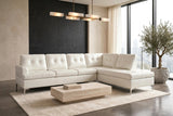 Vintage White Sectional | Olivia Furniture