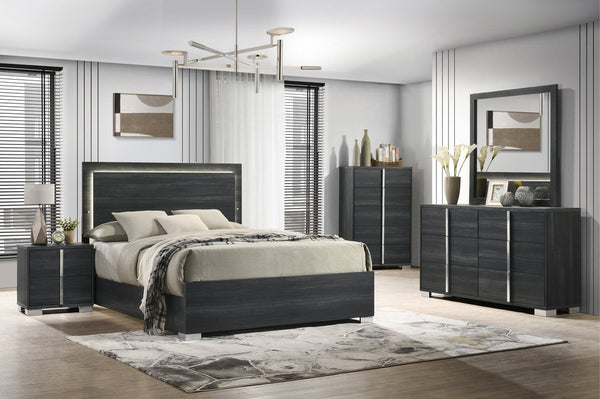 Zen Black 5-Piece Bedroom Set – image 1 | Olivia Furniture