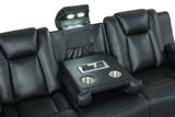 Hulk20 Black 3PC Reclining Set