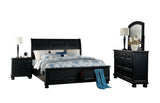 Laurelin Black Storage Platform Bedroom Set - Olivia Furniture