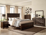 Cardano Dark Brown Panel Bedroom Set - Olivia Furniture