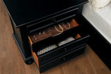 Laurelin Black Storage Platform Bedroom Set - Olivia Furniture