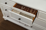 Laurelin White Storage Platform Bedroom Set - Olivia Furniture