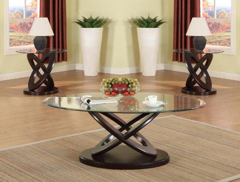 Cyclone 3-Piece Coffee Table Set (1xCoffee 2xEnd) - Olivia Furniture