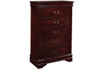 GREAT DEAL Louis Philip Cherry Youth Bedroom Set - Olivia Furniture