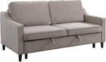 9428NV-3CL Convertible Studio Beige Sofa