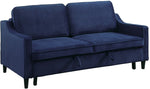 9428NV-3CL Convertible Studio Blue Sofa
