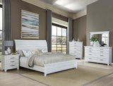 Maybelle White Sleigh Bedroom Set - Olivia Furniture
