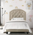 Gaby Gold Full Platform Bed - Olivia Furniture