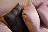 Juliana Pink Velvet Double Chaise Sectional