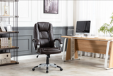 O12 Brown Office Chair - Olivia Furniture
