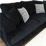 Jamba Black Sectional - Olivia Furniture
