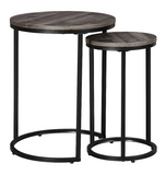 A4000231 Gray Accent Table Set - Olivia Furniture