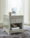 T942-3 Platinum End Table - Olivia Furniture