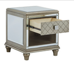 T942-3 Platinum End Table - Olivia Furniture