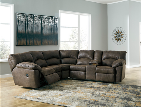 Ashley 27802 Tambo 2Pcs Reclining Sectional - Olivia Furniture