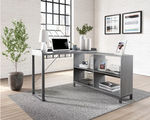 H215-24 Home Office L-Desk - Olivia Furniture
