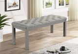 Finley Gray Accent Bench - Olivia Furniture