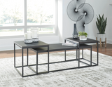T215-13 Occasional Black Table Set - Olivia Furniture