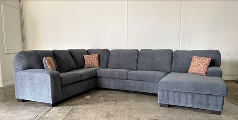 907 Steel Sectional - Olivia Furniture