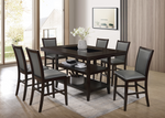 Condor Espresso Counter Height Table & 6 Chairs - Olivia Furniture