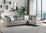 Catalina Silver Sectional - Olivia Furniture