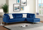 Catalina Blue Sectional - Olivia Furniture