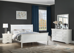 GREAT DEAL Louis Philip White Sleigh Bedroom Set - Olivia Furniture